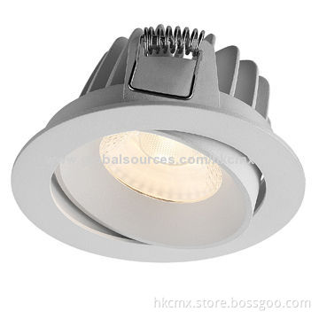 Adjustable 10W Sharp LED Downlight, 790lm, PMMA Lens Diffuser, TUV, CE Marks